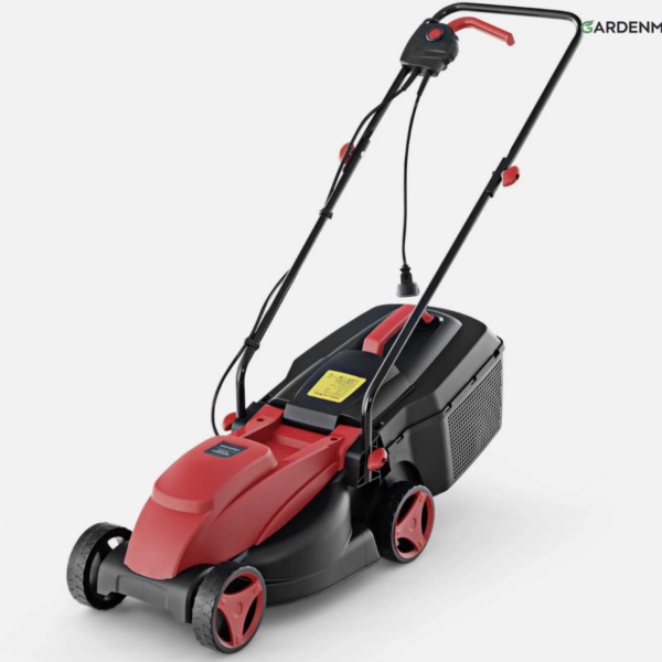 GARDENMORA Electric Corded Lawn Mower 10-AMP 13-Inch Walk-Behind Lawnmower w/Collection Box