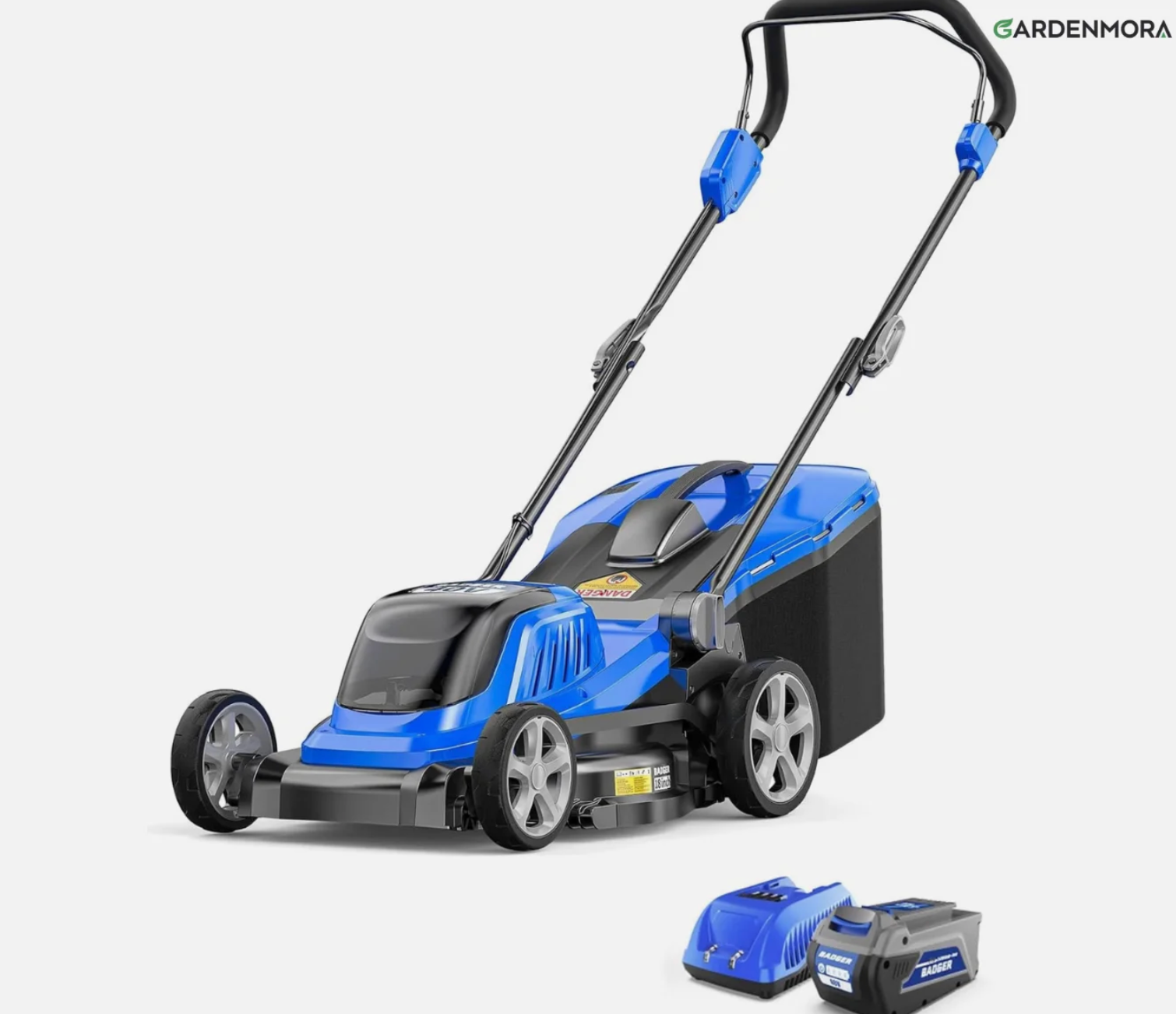 GardenMora 40V 18&Prime; Cordless Brushless Lawn Mower with 4.0Ah battery